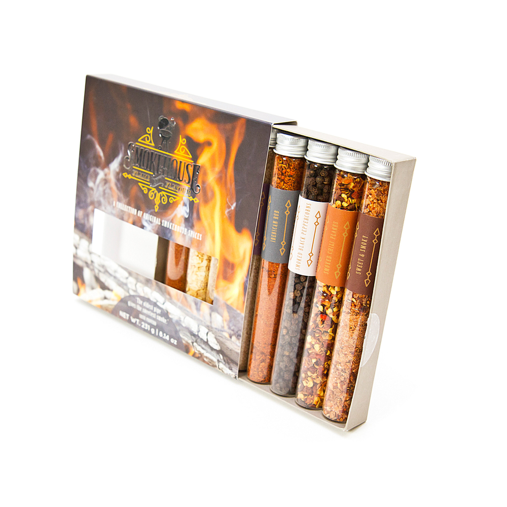 Smokehouse Flame & Flavour | Selection of 8 Smoked Spices| Authentically Smoked over Wood