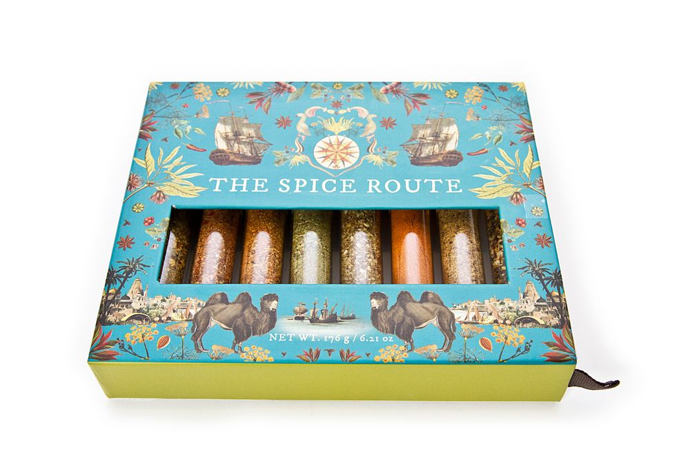 Spice Route Premium Selection | Around The World Spice Set | Includes Own Spice Stand