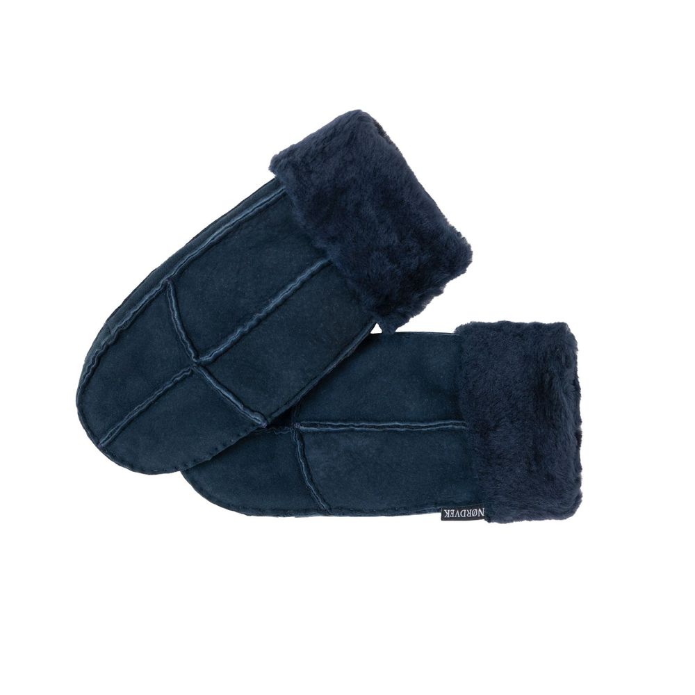 Nordvek Sheepskin Mittens for Women - Cozy Fur Cuff & Luxurious Warmth