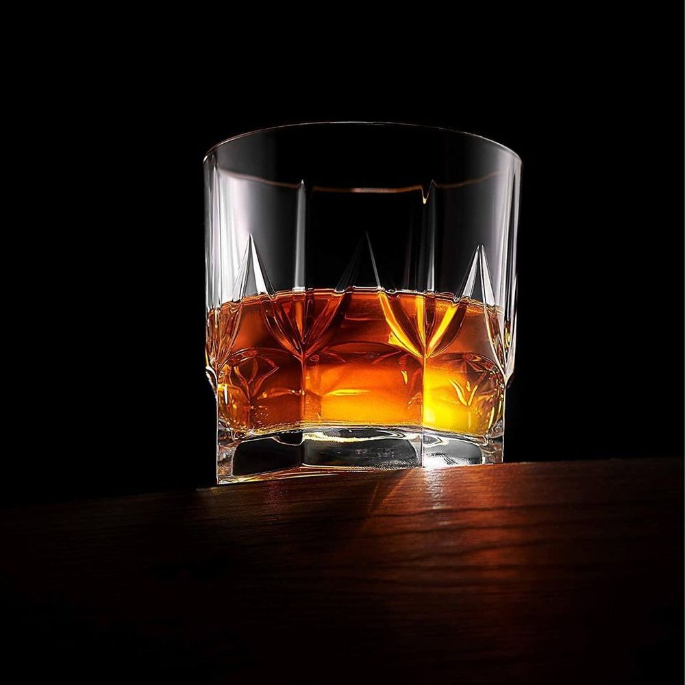 Eco-Crystal Imperial Whiskey Glasses - Artisan Elegance from Italy