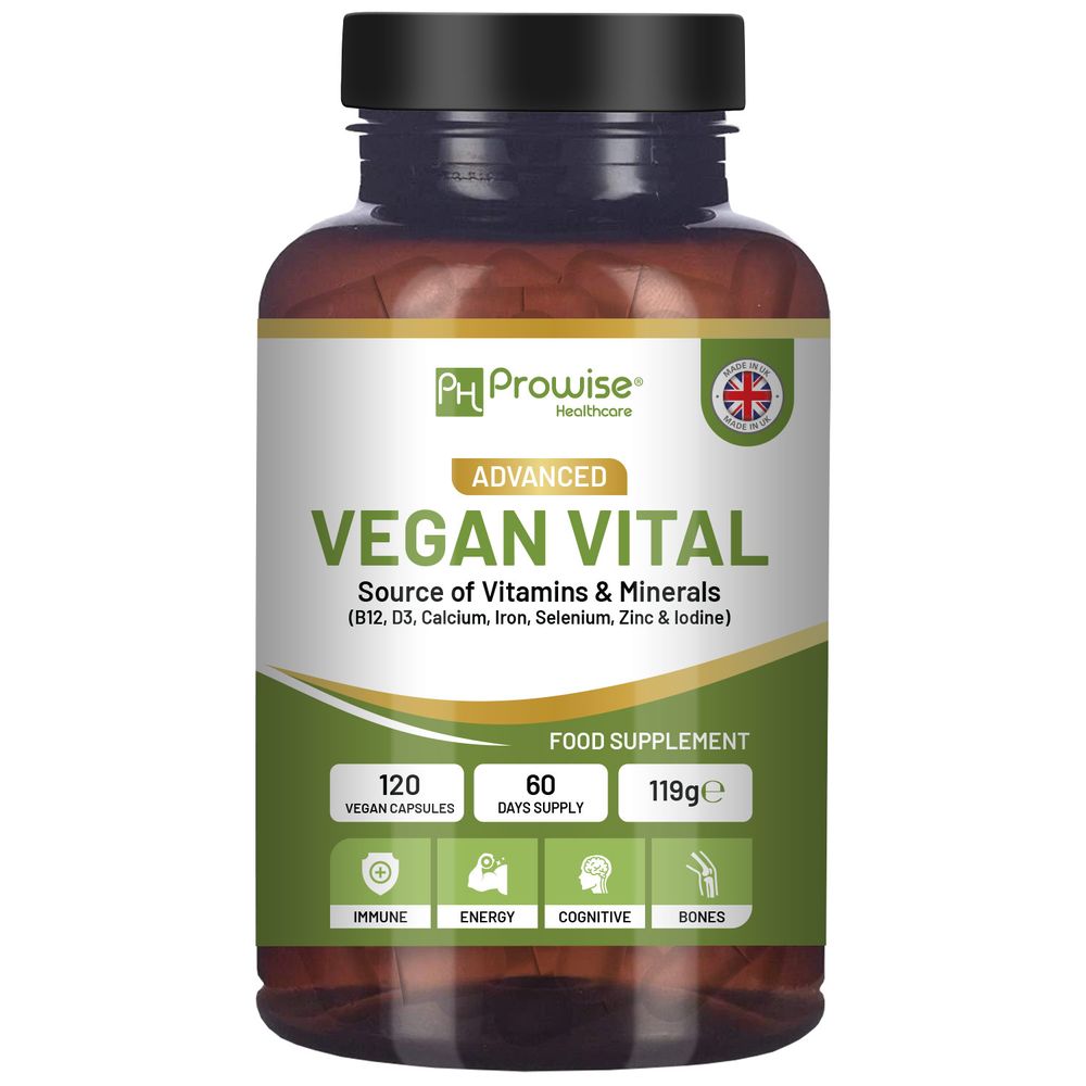 Prowise Vegan Vital Complex - Vitamins and Minerals Formulation to Support a Plant